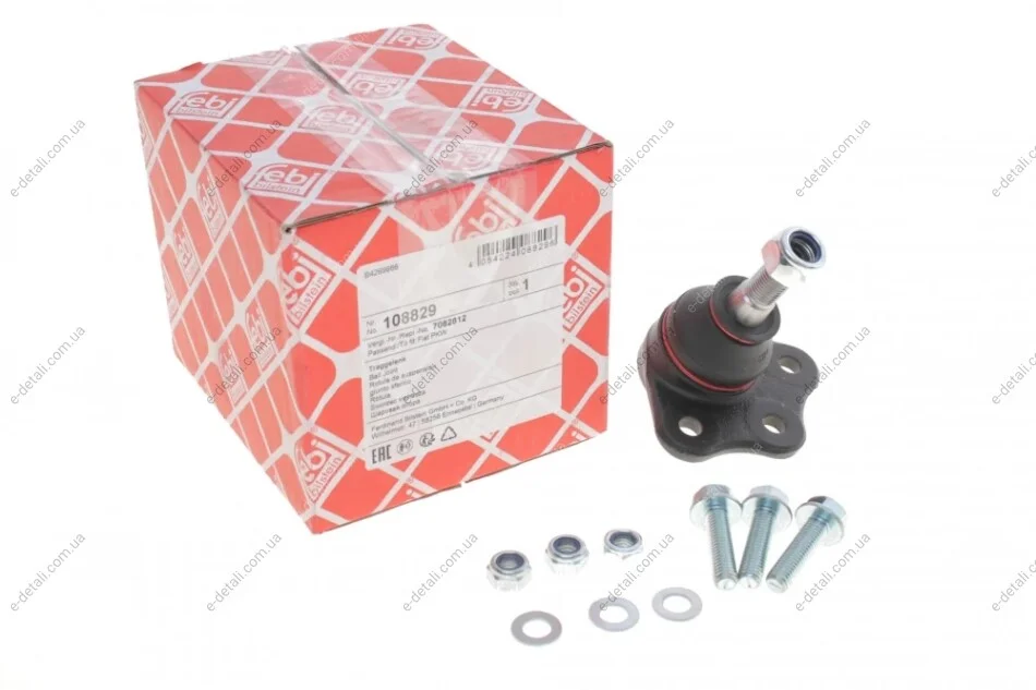 Опора кульова (передня) Fiat Doblo 01- (під уклоном) FEBI BILSTEIN 108829 (фото 1)