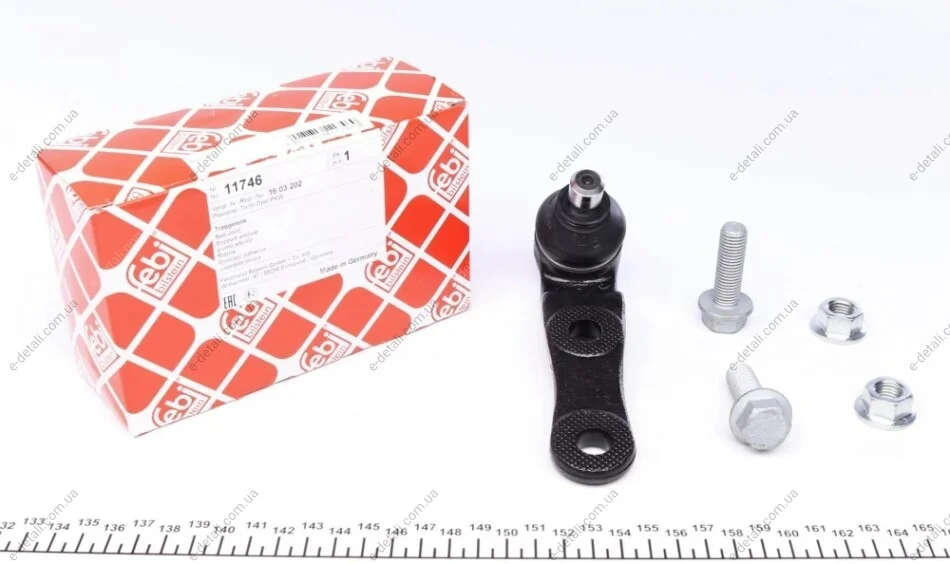 Опора шаровая (передняя/снизу) Opel Combo 1.0-1.7 94-01 FEBI BILSTEIN 11746 (фото 1)