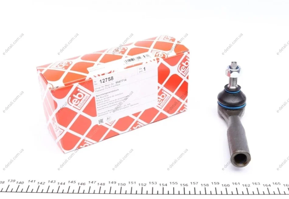 Наконечник тяги рулевой Fiat Doblo 01-05 FEBI BILSTEIN 12758 (фото 1)