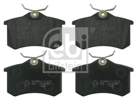 Колодки тормозные (задние) VW Golf/Passat 83-02/Peugeot 405 87-96 (87x52.9x15) FEBI BILSTEIN 16146