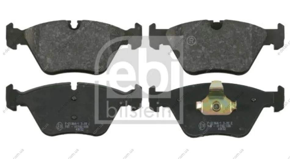 Колодки тормозные (передние) BMW 3 (E36/E46) 92-06/5 (E34) 87-96/7 (E32) 87-94/Z3 (E36) 97-03 FEBI BILSTEIN 16442 (фото 1)