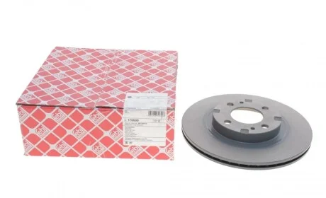 Диск тормозной (передний) Citroen C-Zero/Peugeot ION Electric 09- (257x17) FEBI BILSTEIN 170600
