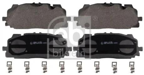 Колодки гальмівні (передні) Audi A4/A5/Q5/Q7 15-/ A5 Sportback 07-17/ A6/A7/A8/Q3/Q8/VW Touareg 17- FEBI BILSTEIN 171413