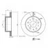 FEBI CITROEN диск гальмівний задн. JUMPER 16- FEBI BILSTEIN 171496 (фото 2)