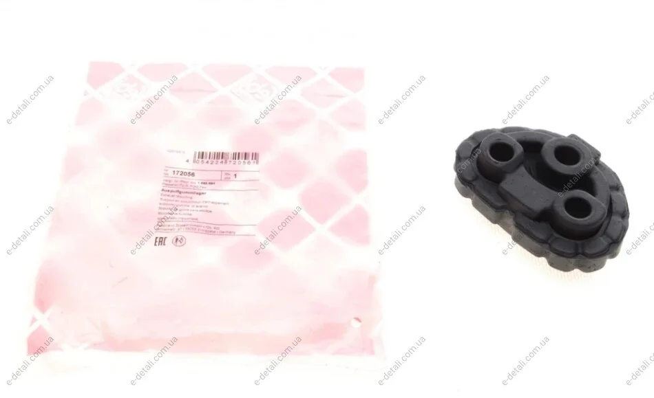 Кронштейн крепления глушителя (сзади) Fiat Ducato 94-18 FEBI BILSTEIN 172056 (фото 1)