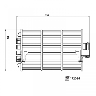 Фильтр масляный FEBI BILSTEIN 172086