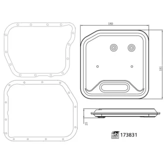 Комплект гідрофільтрів FEBI BILSTEIN 173831