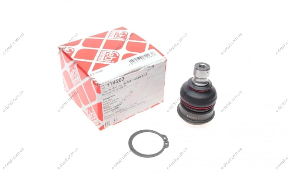 Опора кульова (передня/знизу) Nissan Micra/Sunny 10- FEBI BILSTEIN 174293 (фото 1)