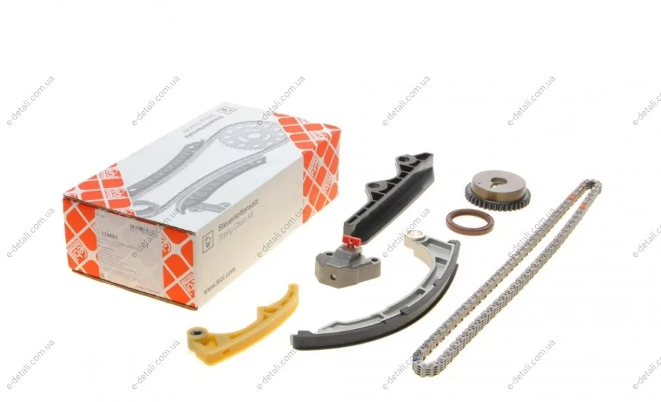 Комплект ланцюга ГРМ Nissan Micra 1.2/1.4 16V 03-10 FEBI BILSTEIN 174881 (фото 1)
