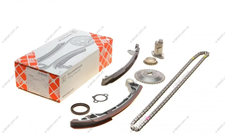 Комплект ланцюга ГРМ Toyota Avensis/Camry 00-09 (ланцюг/натяжник/шестерня) FEBI BILSTEIN 175010 (фото 1)