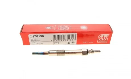 Свічка розжарювання Fiat Doblo 1.9JTD 01- (11V) M10x1.0 (L=103mm) FEBI BILSTEIN 176136
