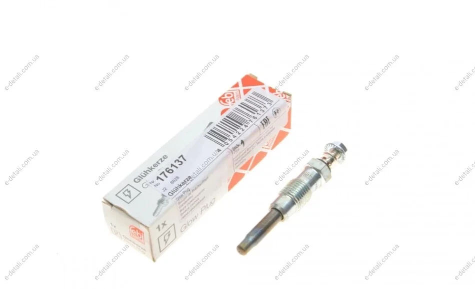 Свічка розжарювання Citroen Jumper/Fiat Scudo/Peugeot Partner 1.9/2.5 D/TD -98 (11V) FEBI BILSTEIN 176137 (фото 1)