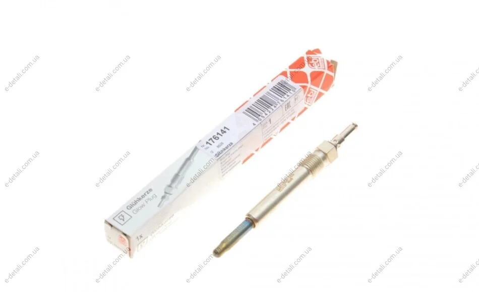 Свеча накала MB OM604-606 (11.5V) (M12x1.25/4.5s) FEBI BILSTEIN 176141 (фото 1)