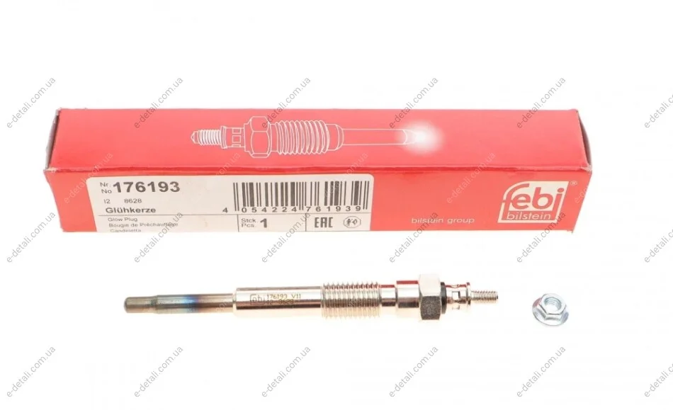 Свічка розжарювання Toyota Corolla 1.8/2.0 D 87-97 FEBI BILSTEIN 176193 (фото 1)
