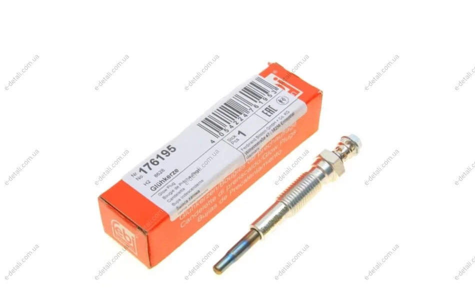Свічка розжарювання Mazda 323/626 2.0D 82-94 FEBI BILSTEIN 176195 (фото 1)