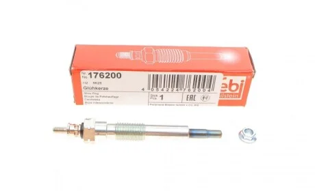 Свеча накала Opel Combo 1.7D 94-01 (11V) FEBI BILSTEIN 176200