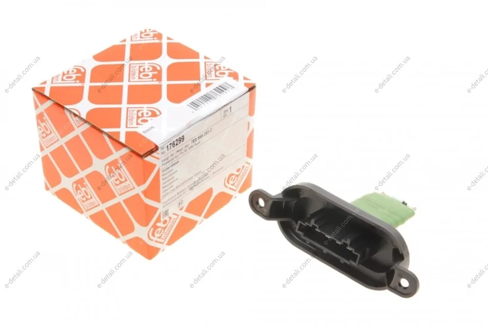 Реостат печки VW T5 1.9/2.5TDI 03- FEBI BILSTEIN 176299 (фото 1)