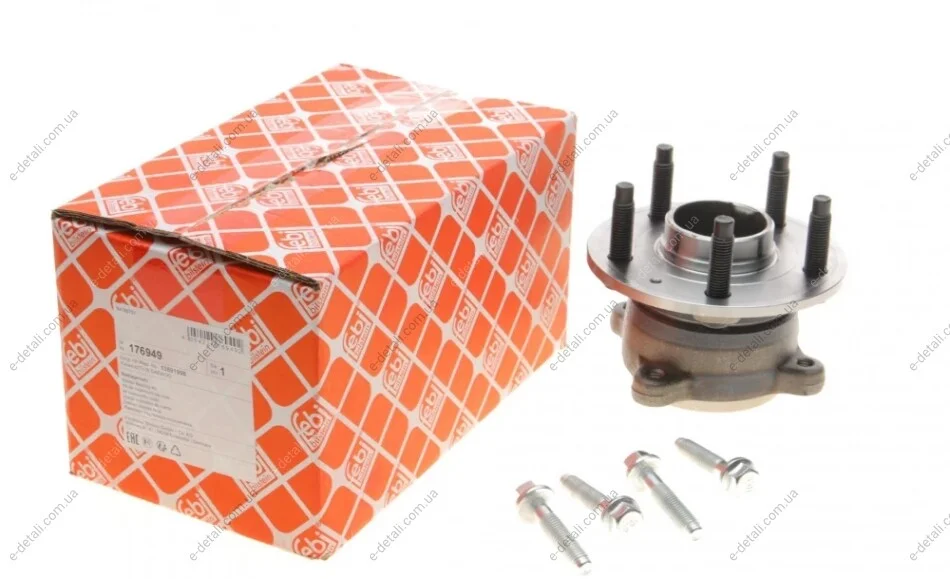 Підшипник маточини (задньої) Opel Astra J/Chevrolet Cruze 09- FEBI BILSTEIN 176949 (фото 1)