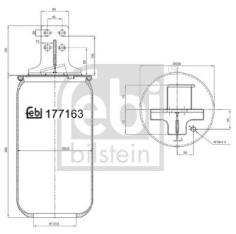 Пневмоподушка FEBI BILSTEIN 177163