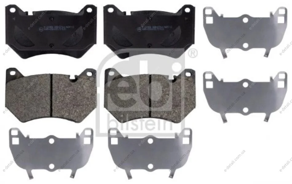 Колодки тормозные (передние) Audi Q5 16- FEBI BILSTEIN 177186 (фото 1)