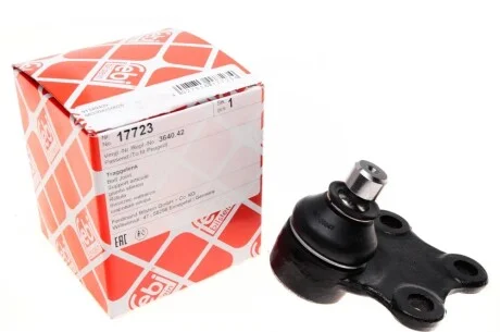 Опора шаровая (передняя/снизу) Citroen Berlingo/Peugeot Partner 1.8i/1.9D 96-08 FEBI BILSTEIN 17723