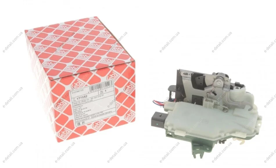Замок двери (передний/R) Seat Leon/VW Bora/Golf/Passat -06 FEBI BILSTEIN 177552 (фото 1)