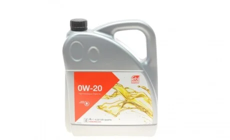 Масло 0W20 (4L) (ACEA C5/C6) (MB 229.71/Ford WSS-M2C947-A/B1/Ford WSS-M2C962-A1) FEBI BILSTEIN 177647