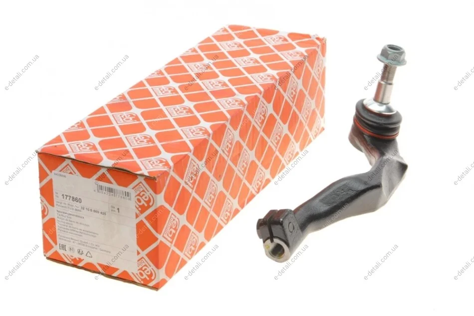 Наконечник тяги рулевой (R) BMW 2 (F45/F46)/Mini Clubman/Countryman 1.5-2.0D 13- (L=235mm) FEBI BILSTEIN 177860 (фото 1)