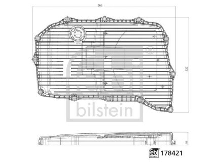 Фільтр гідравлічний КПП FEBI BILSTEIN 178421