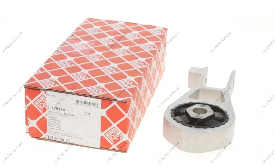 Подушка двигателя (передняя) (L) Fiat 500X/Jeep Renegade 14- FEBI BILSTEIN 179114 (фото 1)