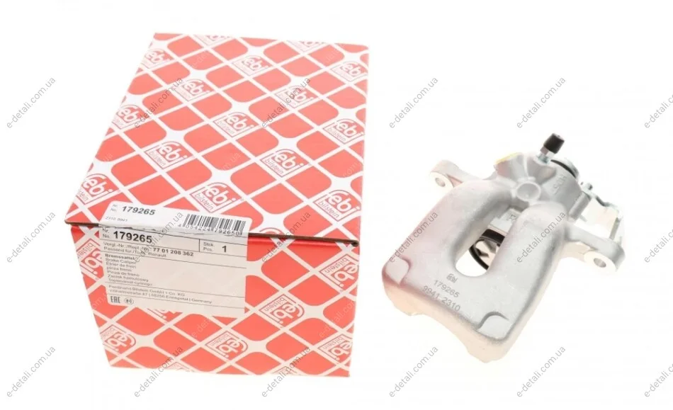 Суппорт тормозной (задний) (R) Renault Clio III 05-14 (d=34mm) FEBI BILSTEIN 179265 (фото 1)