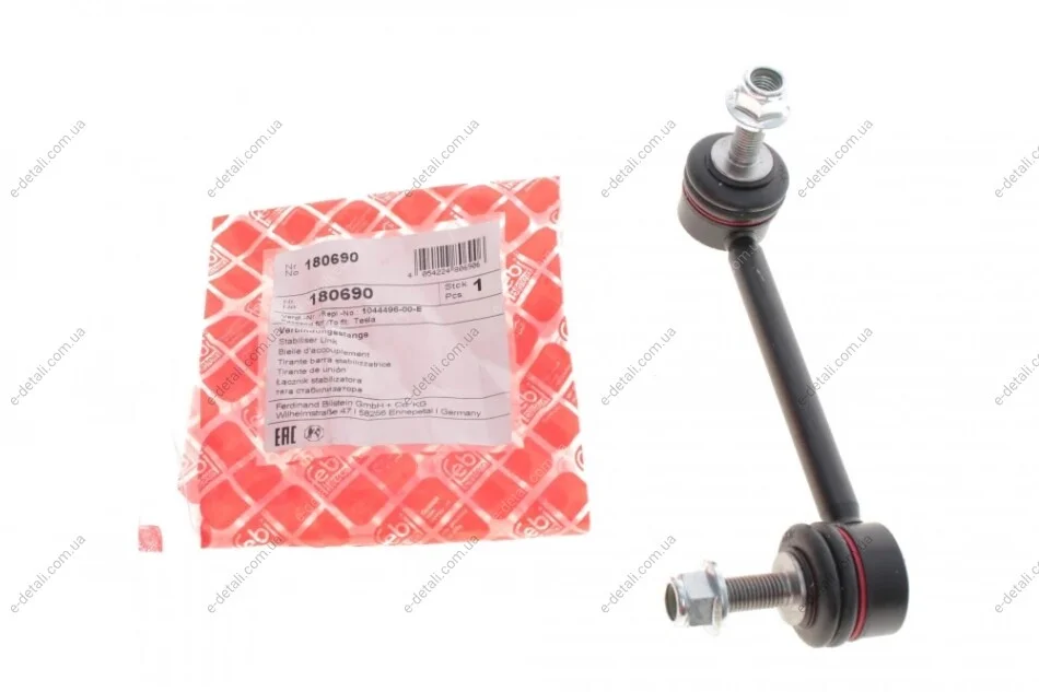 Тяга стабилизатора (заднего) (R) Tesla Model 3 17- (L=144mm) FEBI BILSTEIN 180690 (фото 1)