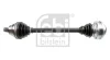 FEBI VW піввісь прав (з ABS L=609mm 36 зуб. CADDY III 1.9 TDI 08-10, GOLF VI, PASSAT, SKODA OCTAVIA II 1.9 TDI 04-10, SEAT Altea, AUDI A3 FEBI BILSTEIN 180864 (фото 1)
