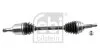 FEBI TOYOTA Напіввісь передня ліва L=650 mm 26/20 COROLLA Verso (ZER_, ZZE12_, R1_) 1.6/1.8 04-09 FEBI BILSTEIN 181257 (фото 1)