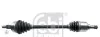 Полуось (передняя) (L) Renault Kangoo 1.5dCi/1.6 08- (27x26x675mm) FEBI BILSTEIN 182425 (фото 1)