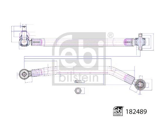 Реактивна тяга FEBI BILSTEIN 182489 (фото 1)