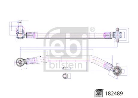 Реактивна тяга FEBI BILSTEIN 182489