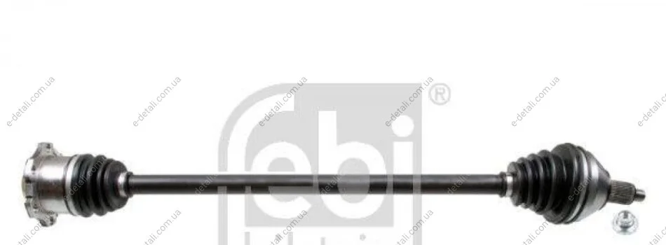 Піввісь (передня) Skoda Fabia/Roomster/VW Polo 00-10 (R) (36x759) FEBI BILSTEIN 182587 (фото 1)