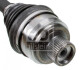 Полуось (передняя) Audi Q5 2.0 TDI 08-17 (42x494mm) FEBI BILSTEIN 182763 (фото 3)
