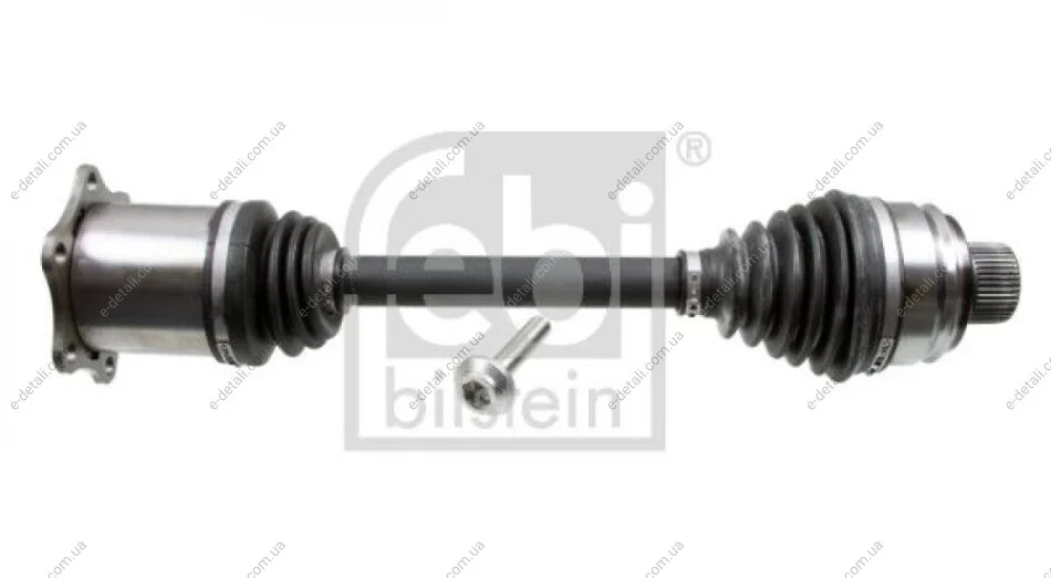 Полуось (передняя) Audi Q5 2.0 TDI 08-17 (42x494mm) FEBI BILSTEIN 182763 (фото 1)