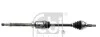 Полуось (передняя) (R) Nissan Qashqai 1.6 07-13 (29z/26z/941mm) (со шплинтом) FEBI BILSTEIN 184797 (фото 1)