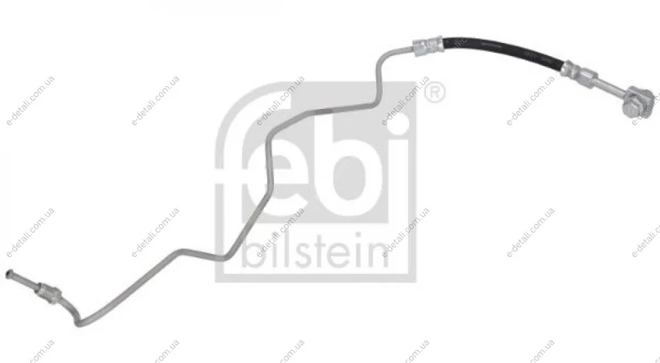 Шланг тормозной (задний) Skoda Fabia I-II/Seat Ibiza III/VW Polo IV 99- (R) (L=198mm) FEBI BILSTEIN 186216 (фото 1)