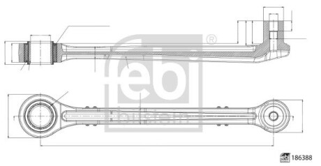 Тяга стабілізатора FEBI BILSTEIN 186388