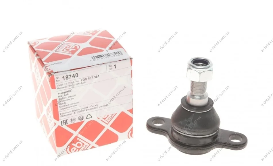 Опора кульова (передня/знизу) VW T4 96-03 FEBI BILSTEIN 18740 (фото 1)