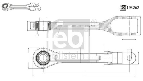 Тяга стабілізатора FEBI BILSTEIN 193262