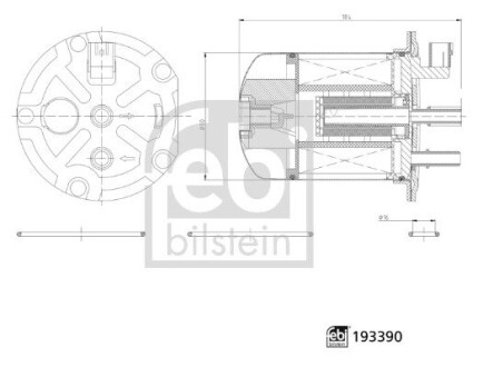 Фільтр палива FEBI BILSTEIN 193390