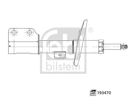 FEBI CITROEN амортизатор передн. газ. JUMPY 16-, OPEL, PEUGEOT FEBI BILSTEIN 193470