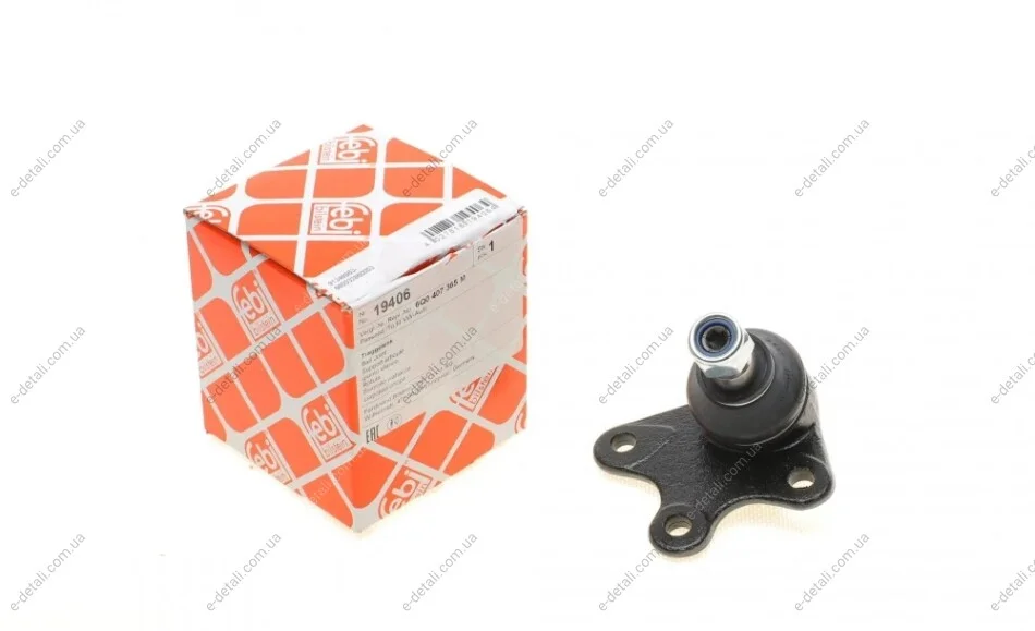 Опора кульова (передня/знизу/L) Skoda Fabia/VW Polo 1.2/1.9TDI 99-15 FEBI BILSTEIN 19406 (фото 1)
