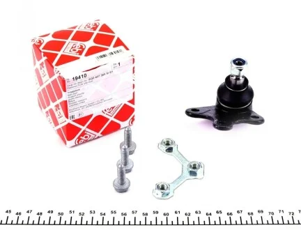 Опора шаровая (передняя/снизу/L) Skoda Fabia/VW Polo 1.2/1.9TDI 99-10 (к-кт) FEBI BILSTEIN 19410