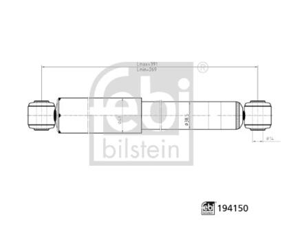 FEBI - Амортизатор FEBI BILSTEIN 194150